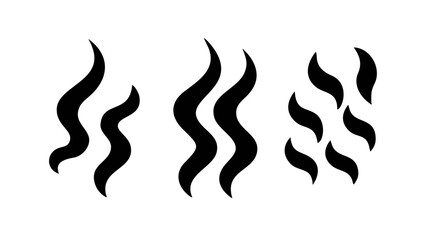 Minimalist Black Cat Silhouette with Abstract Swirls feline animal