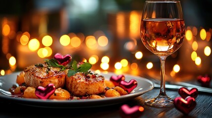 Dinner for 2 with wine