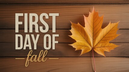 Autumnal Equinox First Day of Fall Season Change Harvest Leaves Nature Balance Day Night Background Illustration