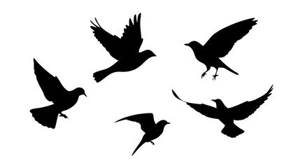 Obraz premium Minimalist Black Silhouette of a Person Standing vector