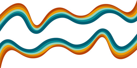 retro colors 1970s 1900s 70s 80s 90s. Retro vintage style 70s striped background poster lines. modern. vector.