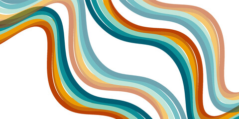 retro colors 1970s 1900s 70s 80s 90s. Retro vintage style 70s striped background poster lines. modern. eps10.