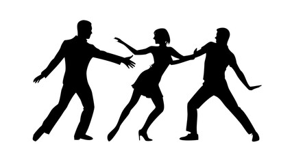 Minimalist illustration of a single red rose flower bloom