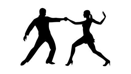 Minimalist illustration of a single black bird in flight flying silhouette