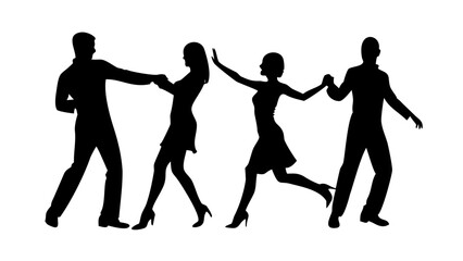 Elegant Swan Silhouette with Graceful Neck Curve bird water bird