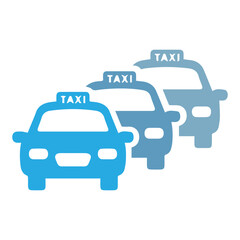 taxi silhouette icon
