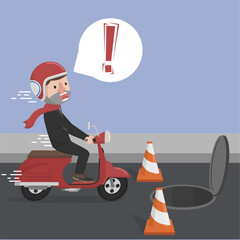 Business man with beard as Arabic business man vector illustration design