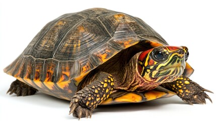 Fototapeta premium Turtle on white background