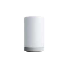 Modern Minimalist Table Lamp - Cylindrical White and Grey Night Light