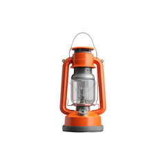 Vintage Orange Hurricane Lantern, Classic Camping Light, Retro Style Oil Lamp