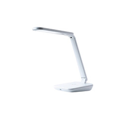 Modern White LED Desk Lamp - Sleek and Minimalist Design
