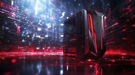 Gaming pc build computer setup custom rig hardware components rgb lights performance machine desktop system
