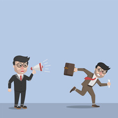 Business man with beard as Arabic business man vector illustration design