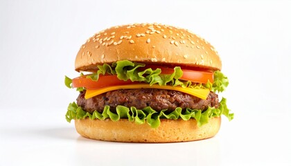 hamburger on a plate