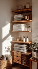 Bathroom shelves decor ideas for small spaces and storage