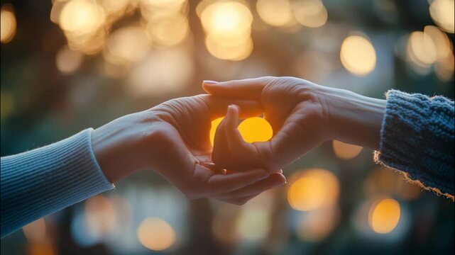 hands of two people holding yellow heart on blurred nature background, world suicide prevention day, september 10, setembro amarelo, love, symbol, social awareness, romance, support, care, palm, human