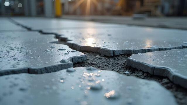 Factory Floor Chemical-Resistant Crack Filler Control Joint