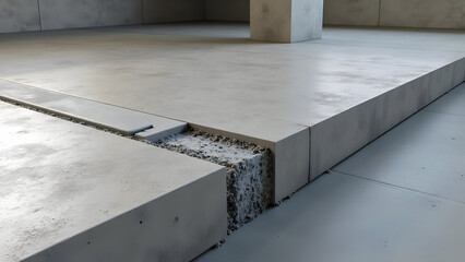 Parking Garage Vertical Crack Structural Adhesive Leveling