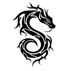 Obraz premium vector tattoo of a horse
