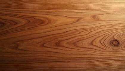 Fototapeta premium Luxurious teak wood surface displays rich golden brown hues with detailed grain patterns, polished finish. High-resolution texture offers natural, elegant, premium appearance, suitable for designers,