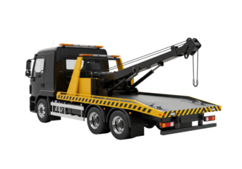 Isolated Tow Truck Vehicle for Vehicle Recovery Service or Roadside Assistance and Breakdown