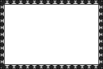 Unique Black Frame, Photo Frame, Border Frame with White Background, Black Color, Amaizing Frame