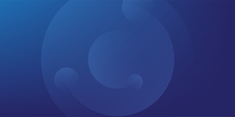 Abstract blue background with circles. Vector illustration