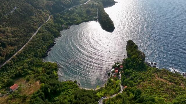 Beautiful landscape of Gideros Bay - Cide, Kastamonu, Turkey