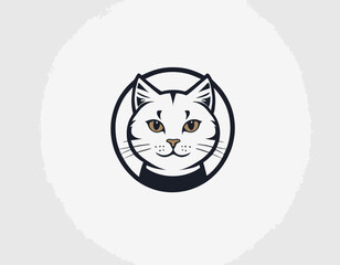 Cat Head Vector Art, Intricate Powerful and Ready for Print or Web, Sharp Details. Strong Identity. Timeless Design, Symbolize Strength 