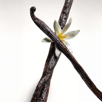 Vanilla ingredients photography