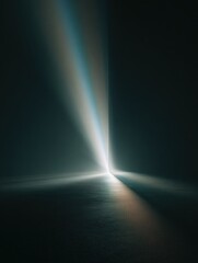 abstract light beams on dark surface