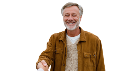 Business Handshake: A successful business handshake embodies trust, agreement, and the promise of a prosperous partnership. This image conveys a sense of mutual respect and shared goals