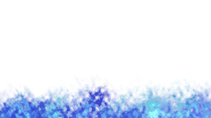 Abstract Watercolor Splash in Lavender and Teal - Delicate Ink Blot Pattern on transparent Background. Wallpaper design. Graphic illustration