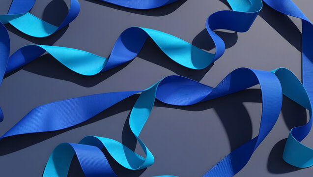 abstract background with blue stripes - Powered by Adobe
