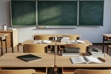 school yesterday and today, notebooks vs. tablet, new teaching methods