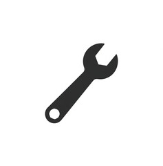 2D Settings wrench icon