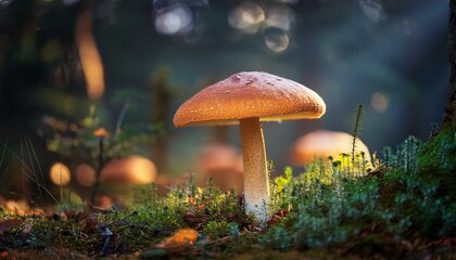 Fototapeta premium mushroom in the woods