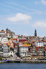 The view of promenade in Porto, Portugal