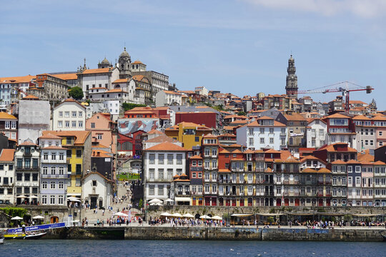 The view of promenade in Porto, Portugal - Powered by Adobe