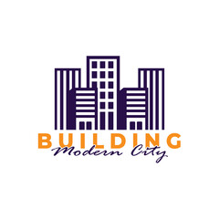 Building logo design vector with modern concept. City building construction abstract for logo design inspirationv