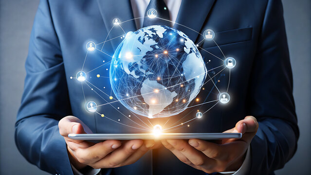 Business and computer technology image