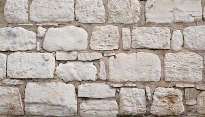 aged off white stone wall texture with natural weathering