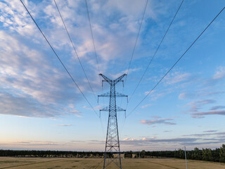 view of pylon with blue sky