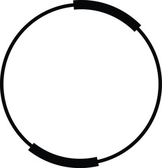 Futuristic Circular HUD Frame