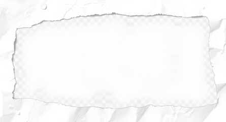 white torn paper