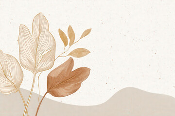 delicate and intricate wavy lines representing botanical shapes create stunning visual appeal