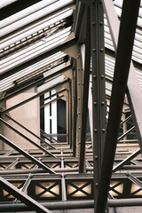 Street point of view of paris