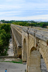 Peyrou park, montpellier, france