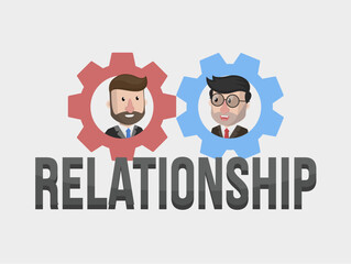 Business Concept advertisning Banner Vector Illustration