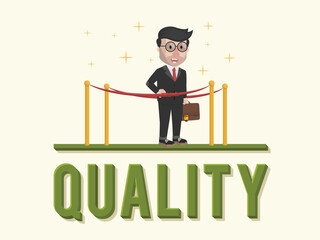 Business Concept advertisning Banner Vector Illustration